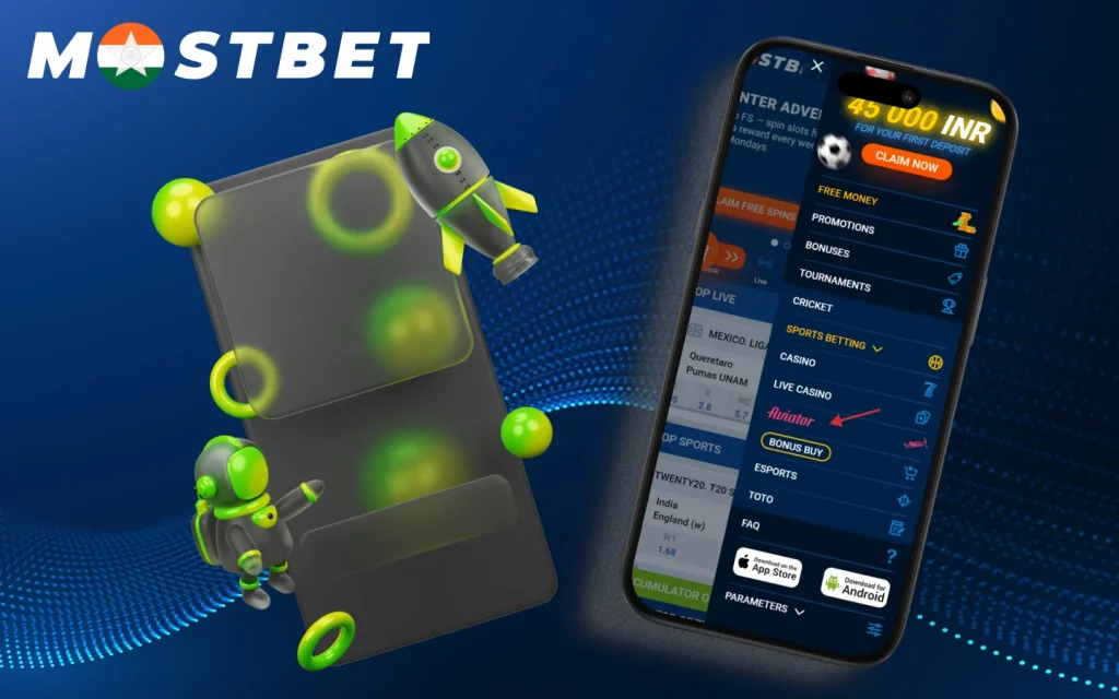 Mostbet allows you to play slots on the mobile app